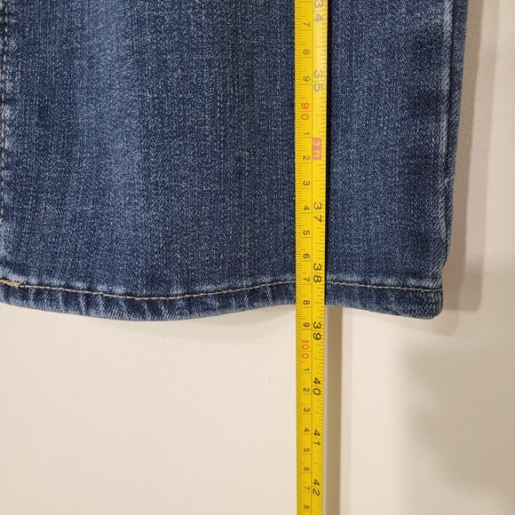 Lee Plus Women's Blue Cotton Mid Rise Slim Fit Stright Leg Denim Jeans Size 22W - Picture 12 of 16